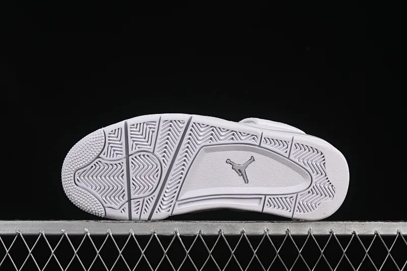 All categories Air Jordan Jordan series basketball shoes Air Jordan 4 Air Jordan 4 Retro "PureMoney" AJ4 Joe 4 White Cat First layer leather 308497-100